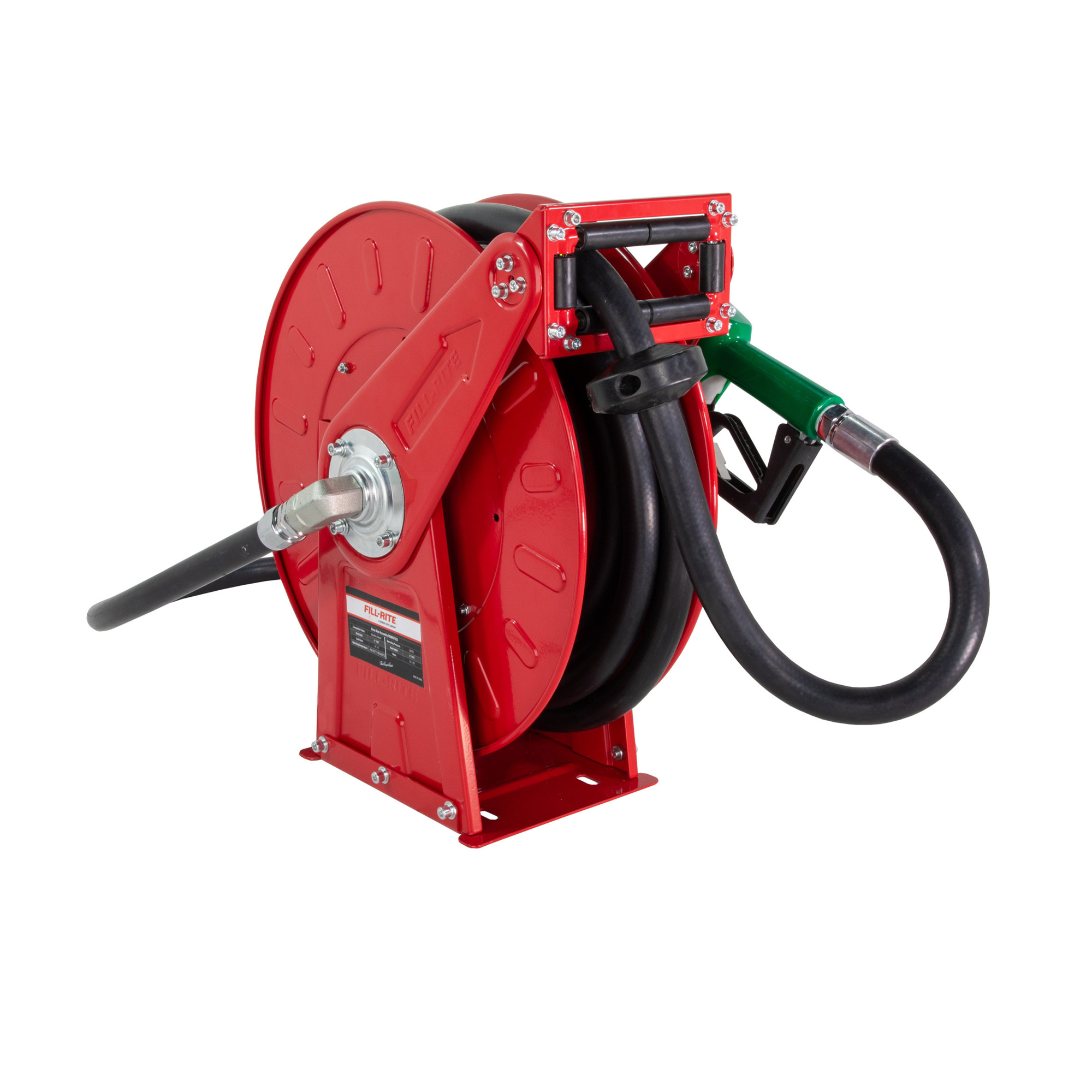 Fill-Rite FRHR07525 3/4" x 25' Retractable Fuel Hose Reel with Auto Nozzle